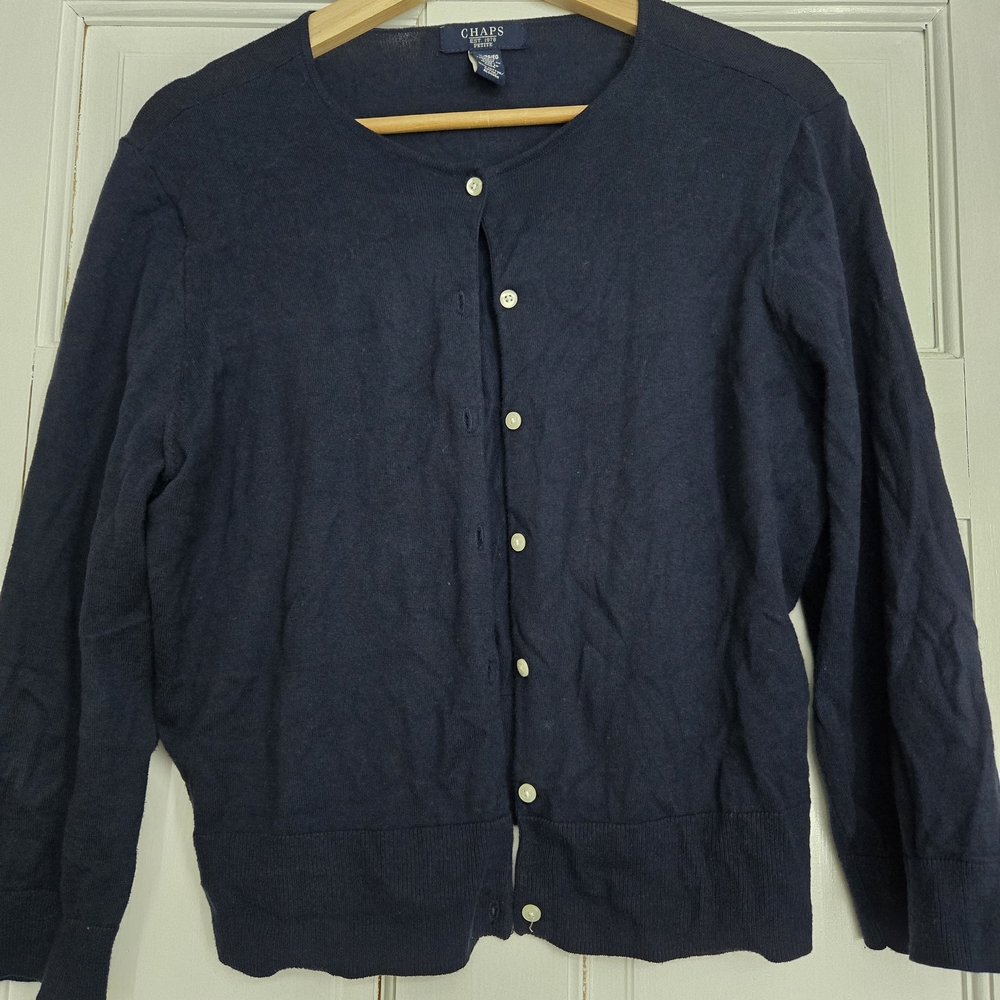 Chaps Dark Blue Men's Cardigan